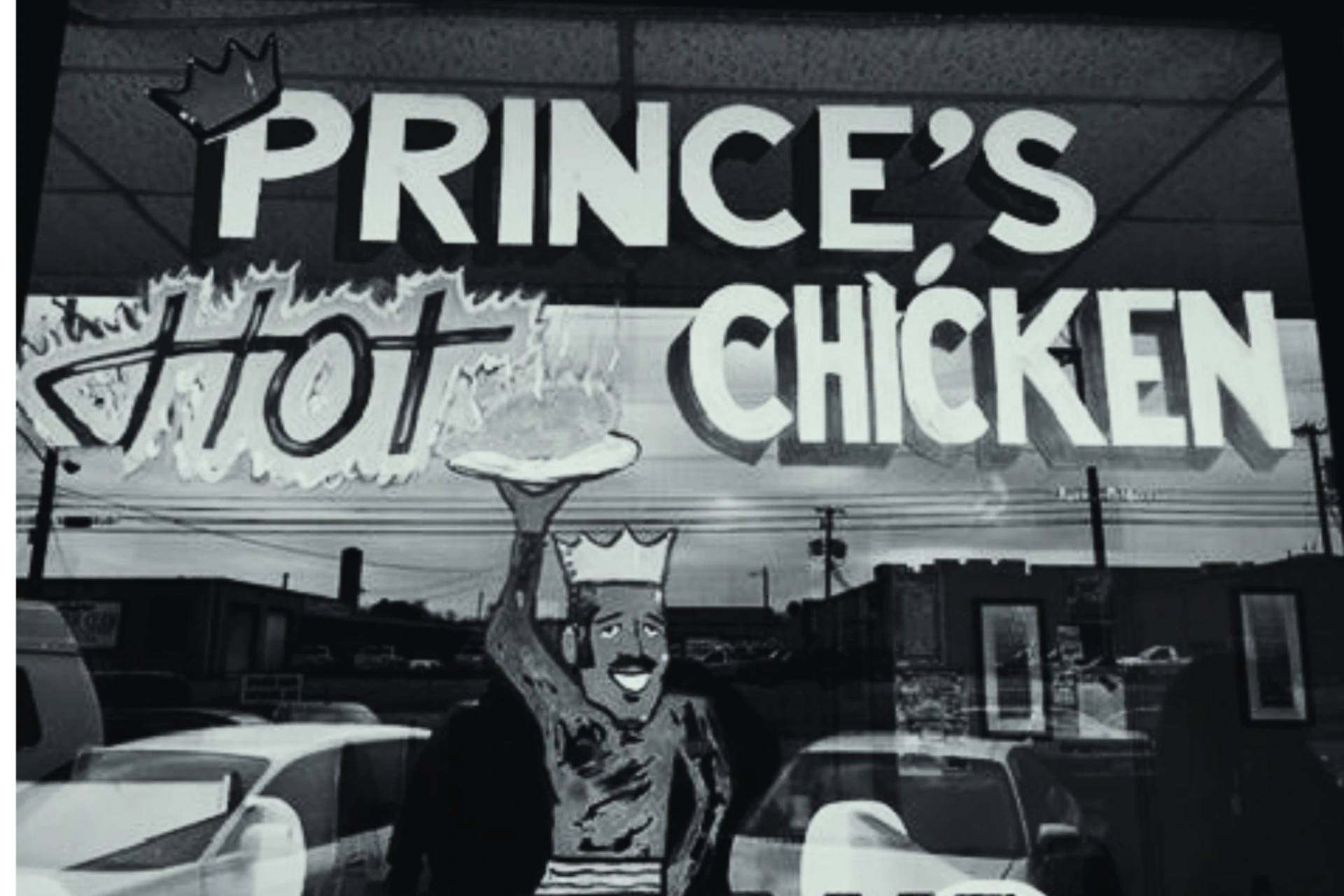 Fachada histórica de Prince's Hot Chicken en Nashville